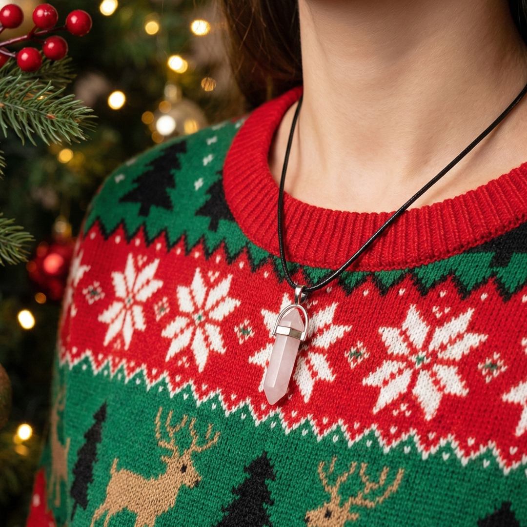 Rose Quartz Point Pendant -  Love • Compassion • Emotional Healing