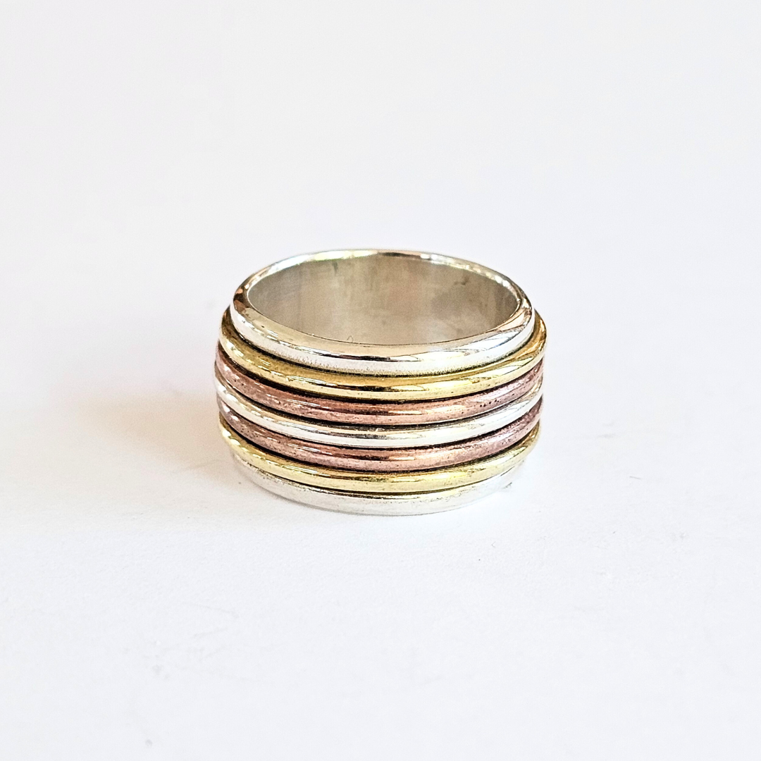 Meditation Spinner Ring - Sz 8