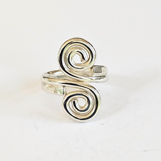 Sterling Silver Swirl Ring