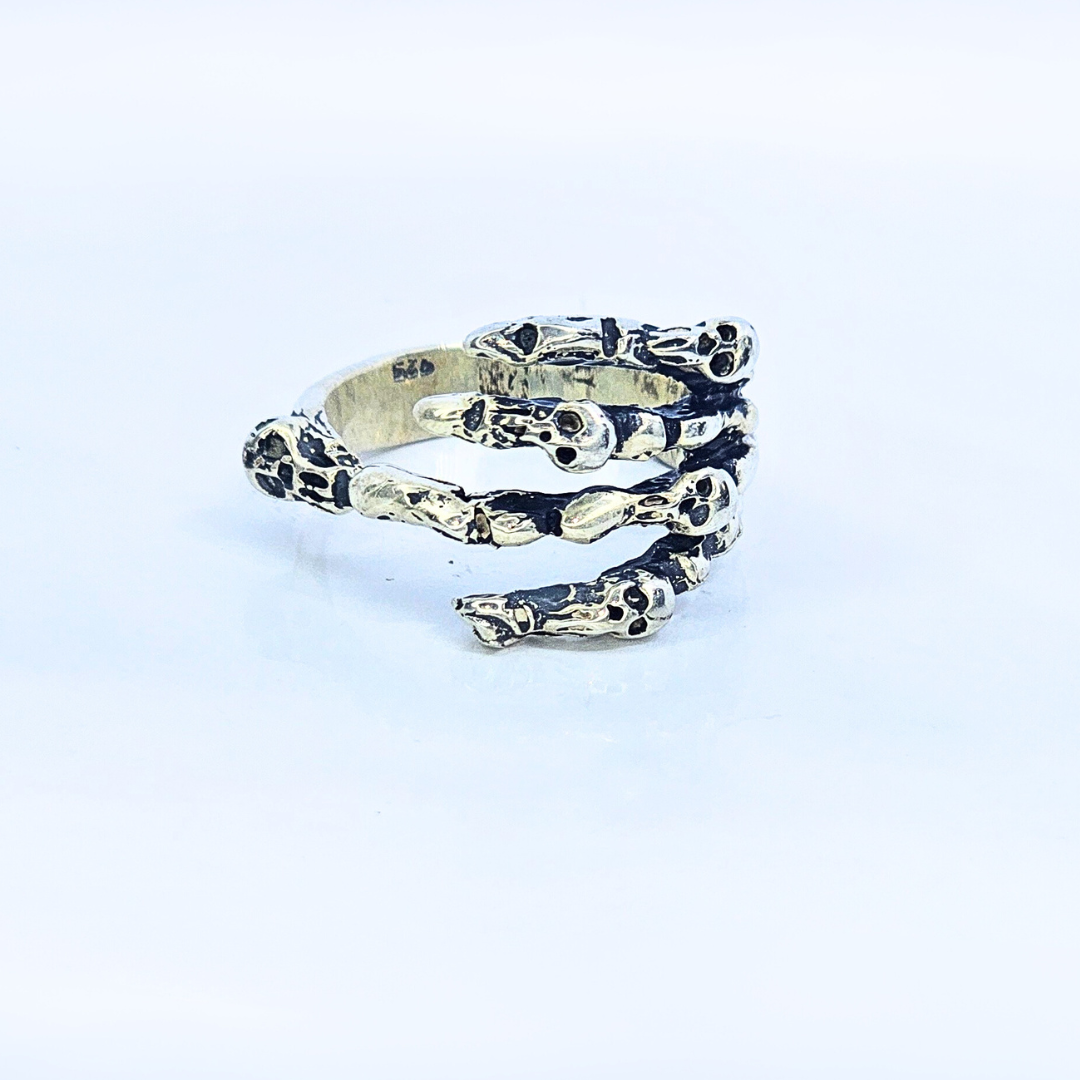 Skeleton Hand Ring - Sz 8