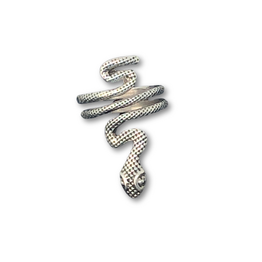 Sterling Silver Snake Ring - Sz 7