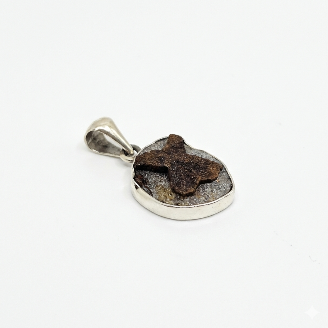 Staurolite Pendant - Protection • Grounding • Spiritual Strength