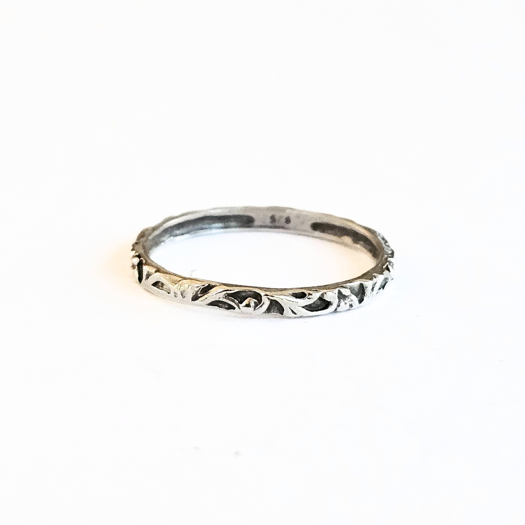 Sterling Silver Band - Sz 7, 8