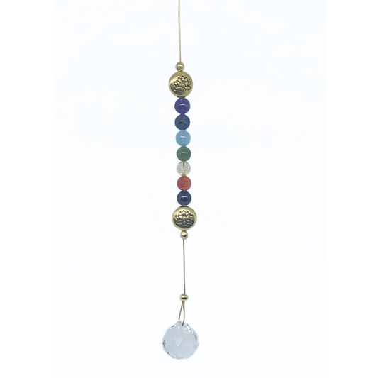 Chakra Gemstone Suncatcher