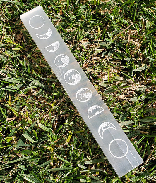 Selenite Moon Phase Healing Wand