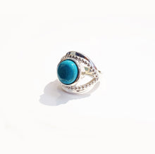 Turquoise Evil Eye Ring - Sz 9