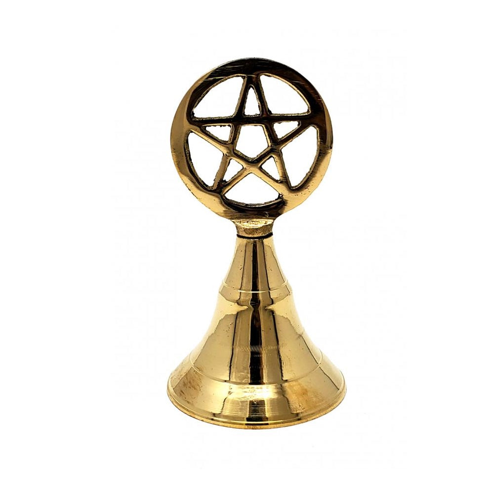 Pentagram Brass Bell