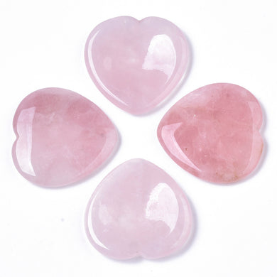 Rose Quartz Heart Thumbstones