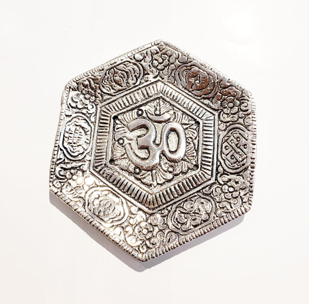 Aluminum Om Incense Holder/Burner