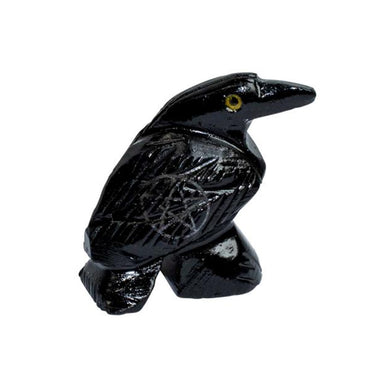 Black Onyx Raven w/Pentacle 1.5