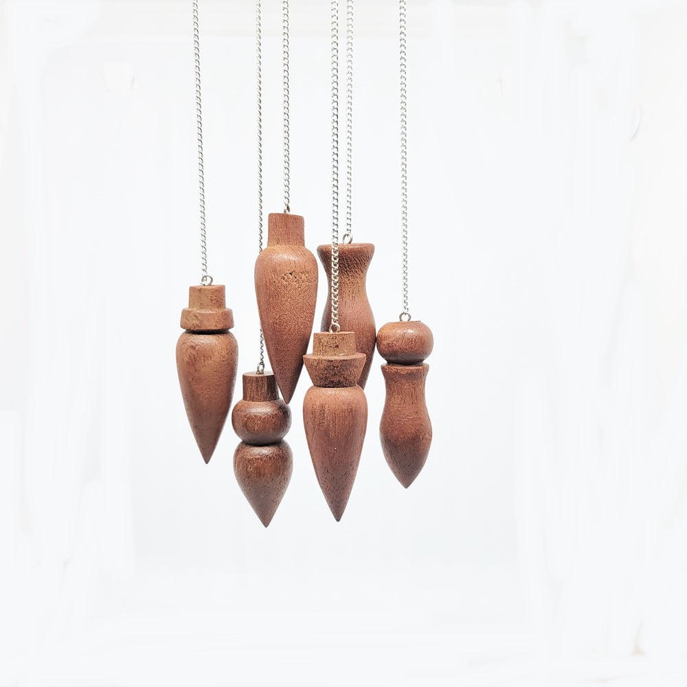 Carved Wood Pendulums