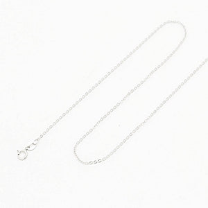 Sterling Silver Cable Link Chain 18"