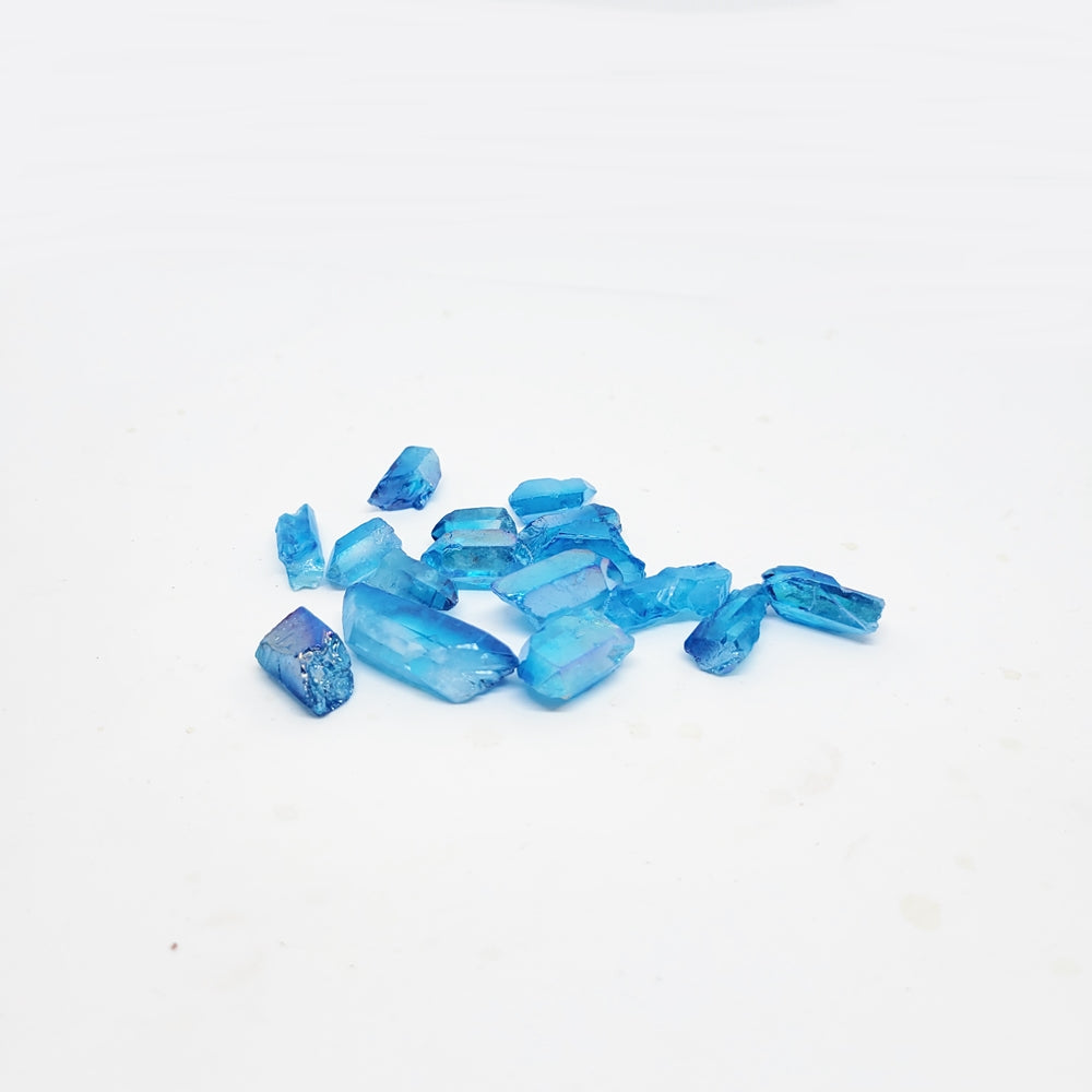 Aqua Aura Quartz Points