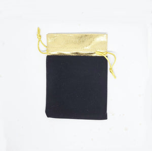 Gold Top Velvet Bags
