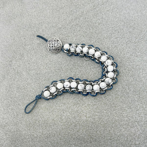 Howlite Chain-Link Bracelet