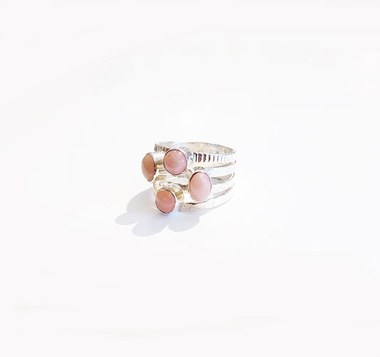 Pink Opal Ring - Sz 9