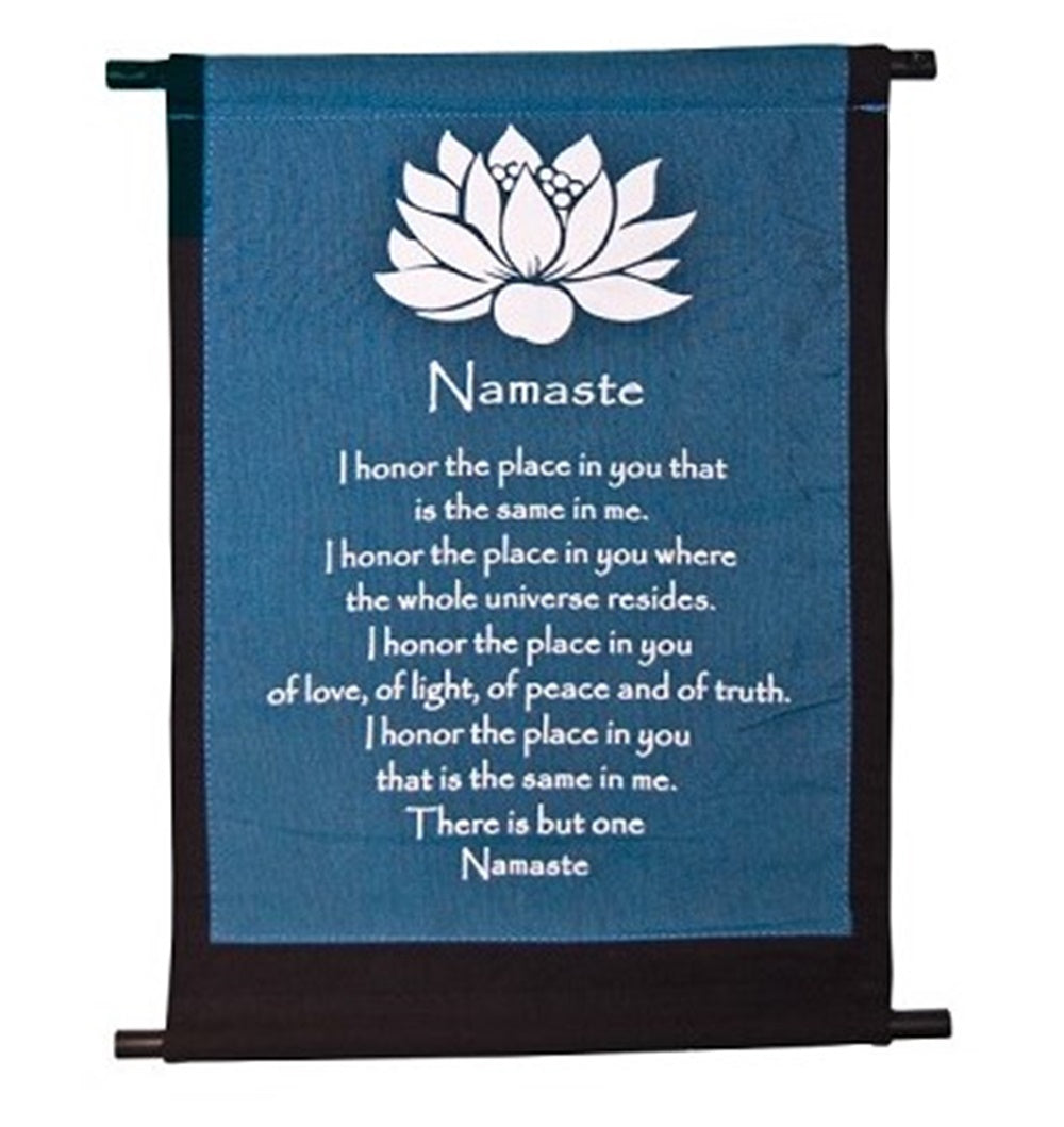 Mini Namaste Lotus Banner