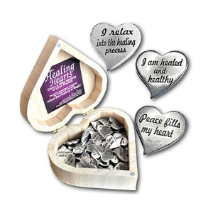Healing Hearts Affirmation Pewter Charms