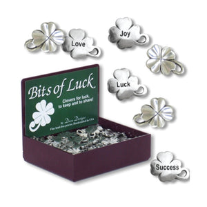Bits of Luck Pewter Affirmation Charms