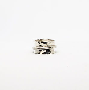 Sterling Silver Spinner Ring - Size 10