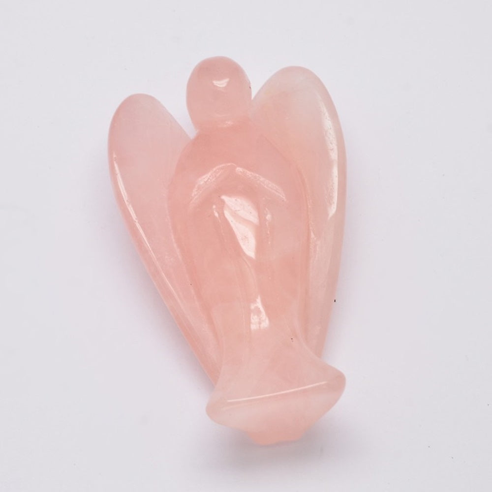 Rose Quartz Angel Figurine