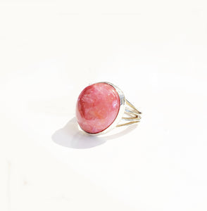 Ruby Oval Ring - Sz 8