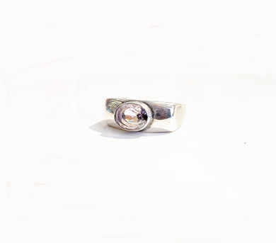 Lilac Amethyst Oval Ring - Sz 8